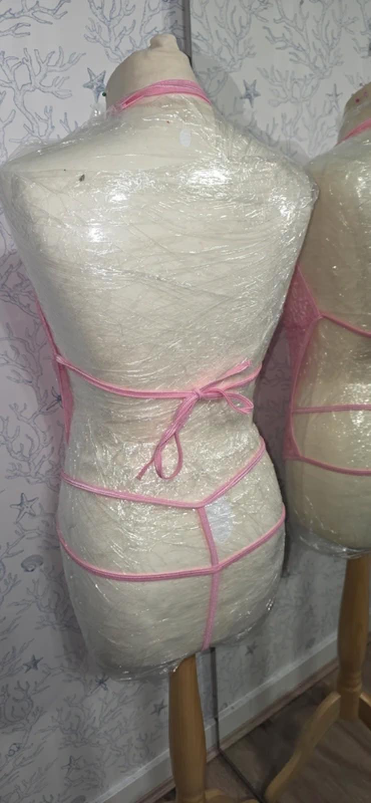 Pink Rhinestoned bodysuit 12-16