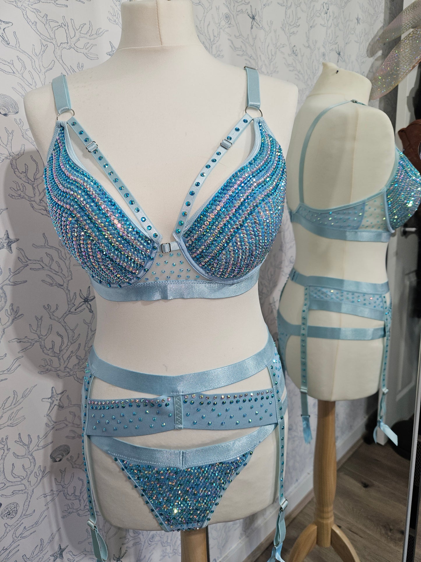 Custom Three Piece Lingerie set