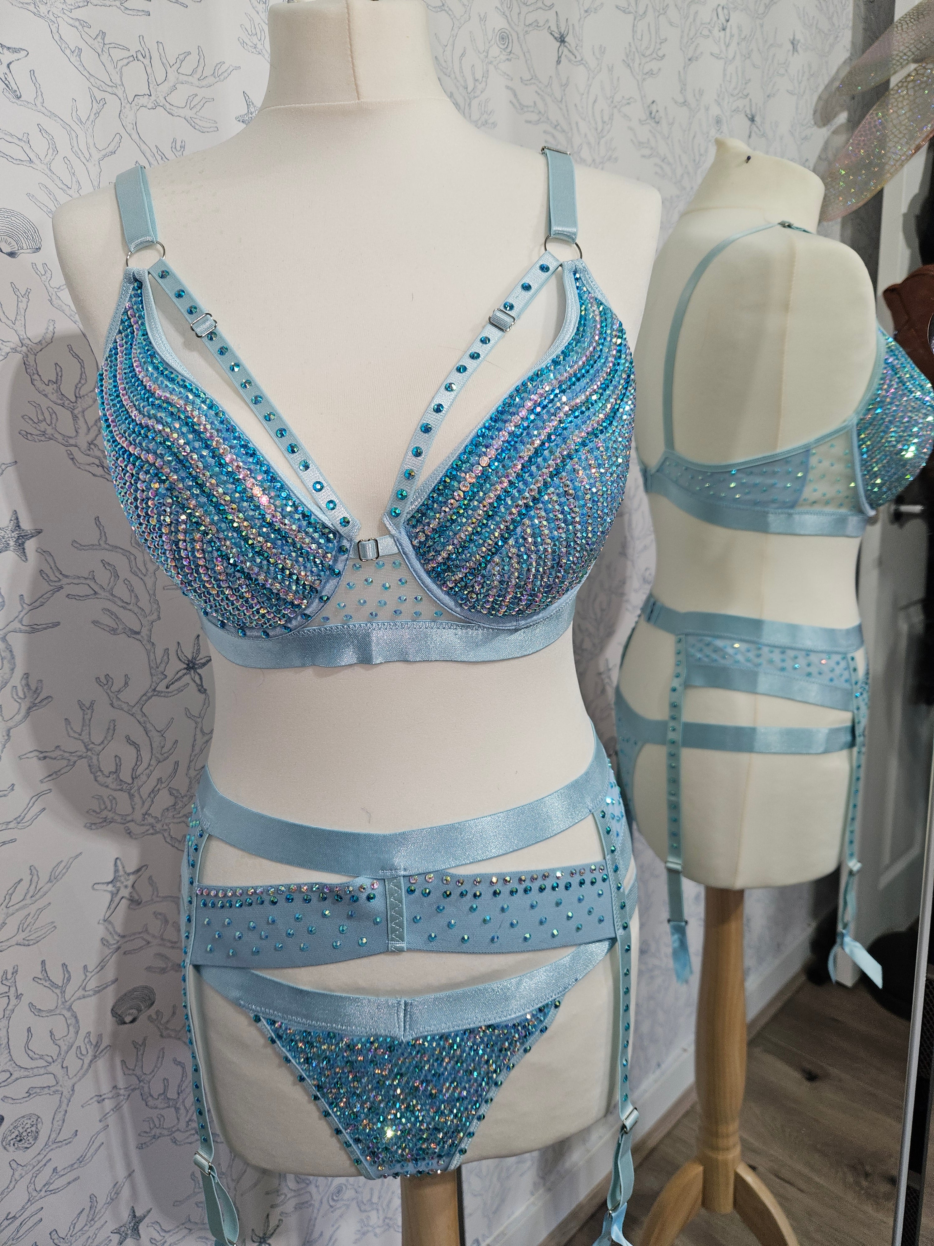 Custom Three Piece Lingerie set