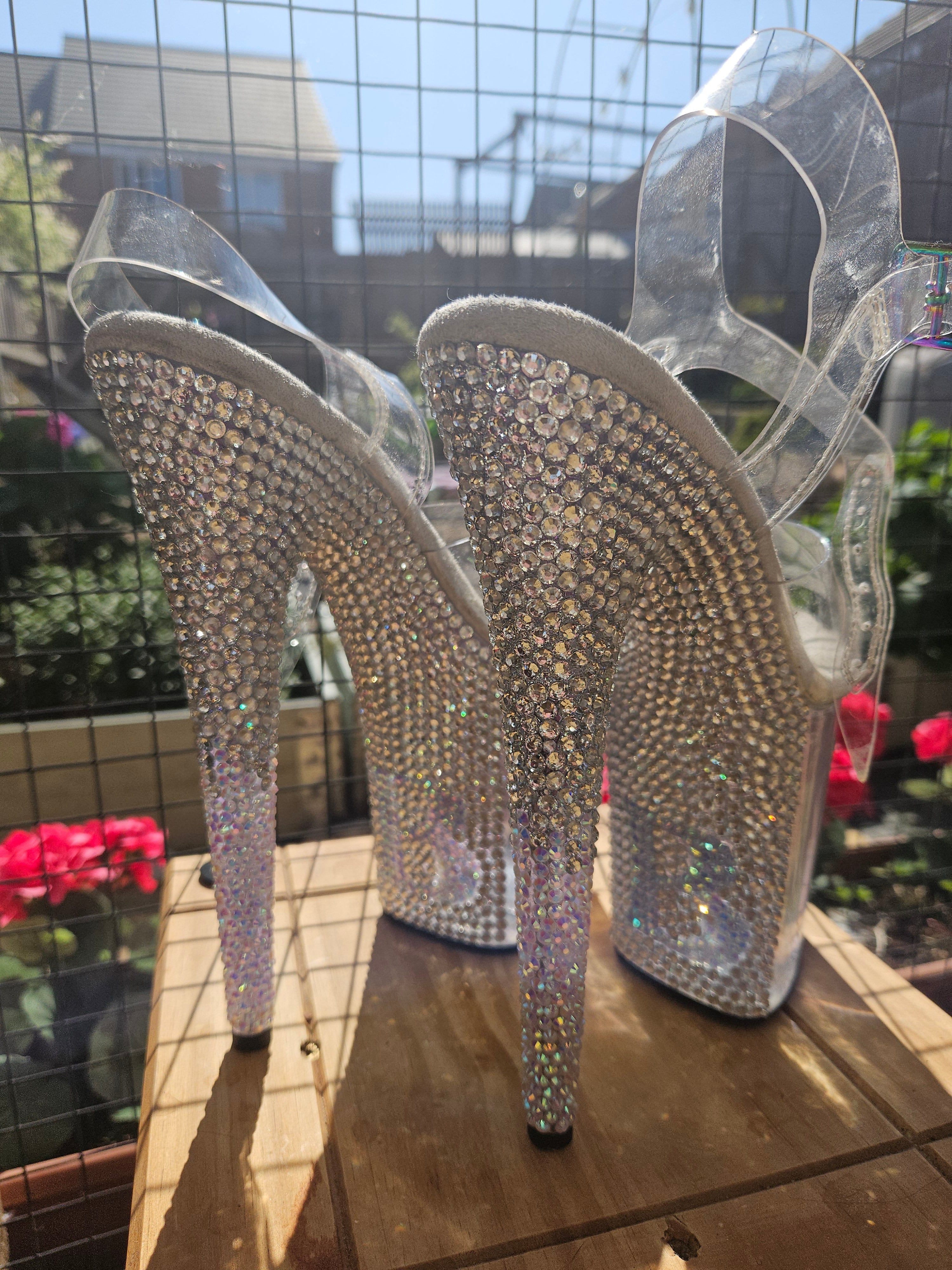 Heel/Arch Rhinestone Custom Shoes