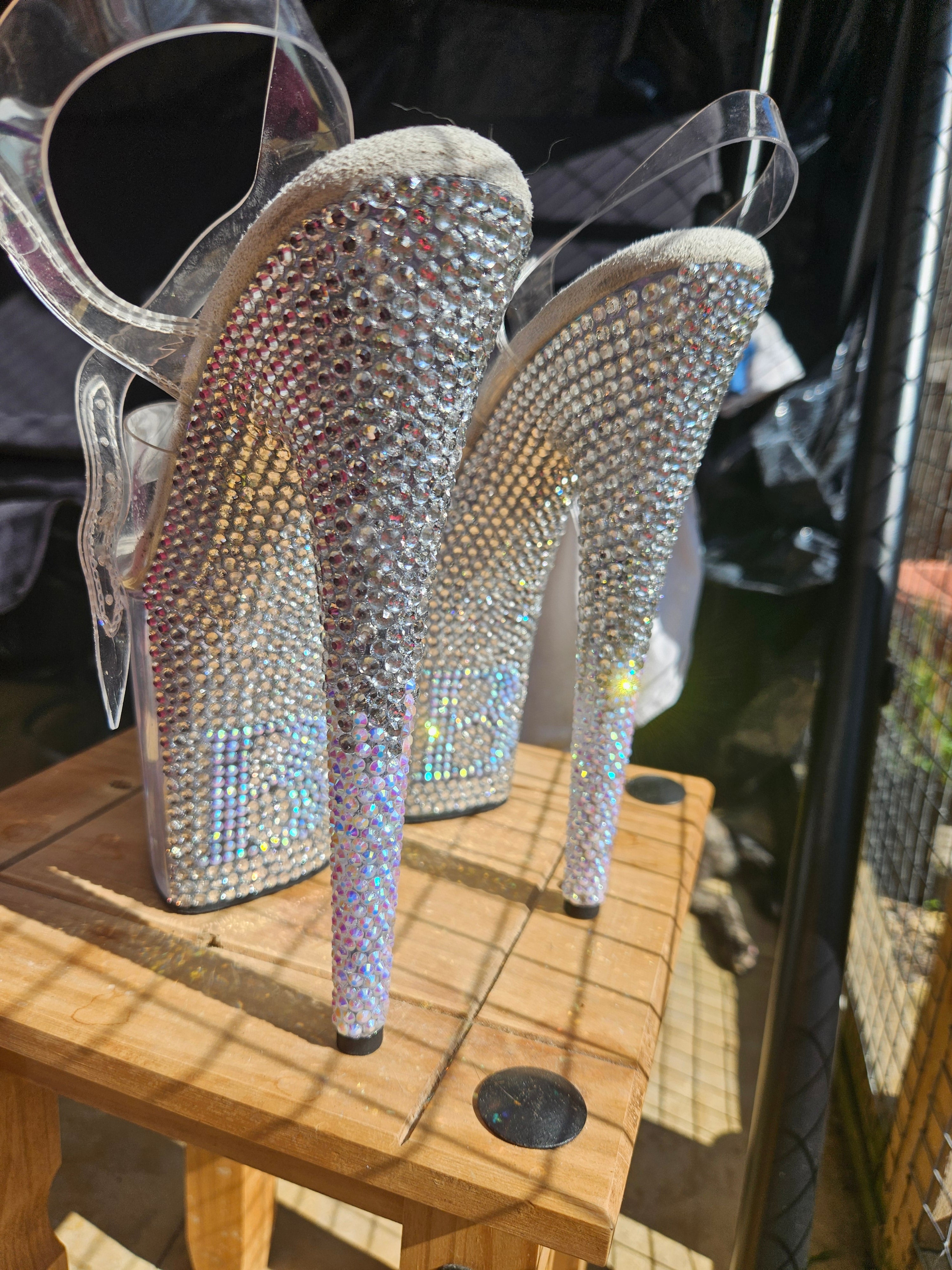 Heel/Arch Rhinestone Custom Shoes