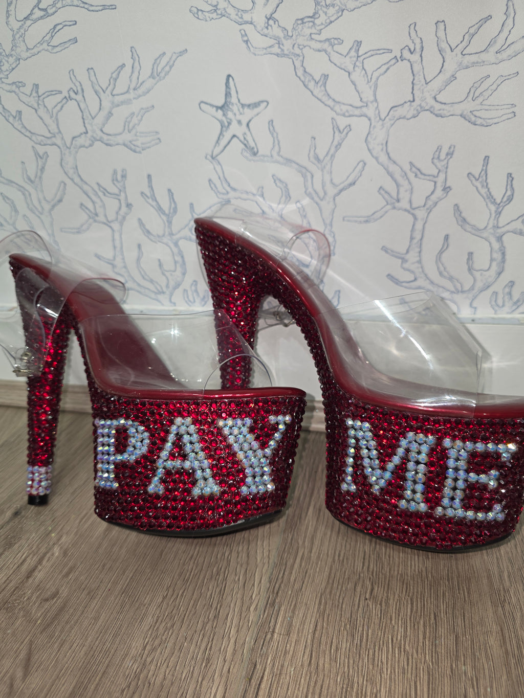 Custom Rhinestone Pleaser Heels