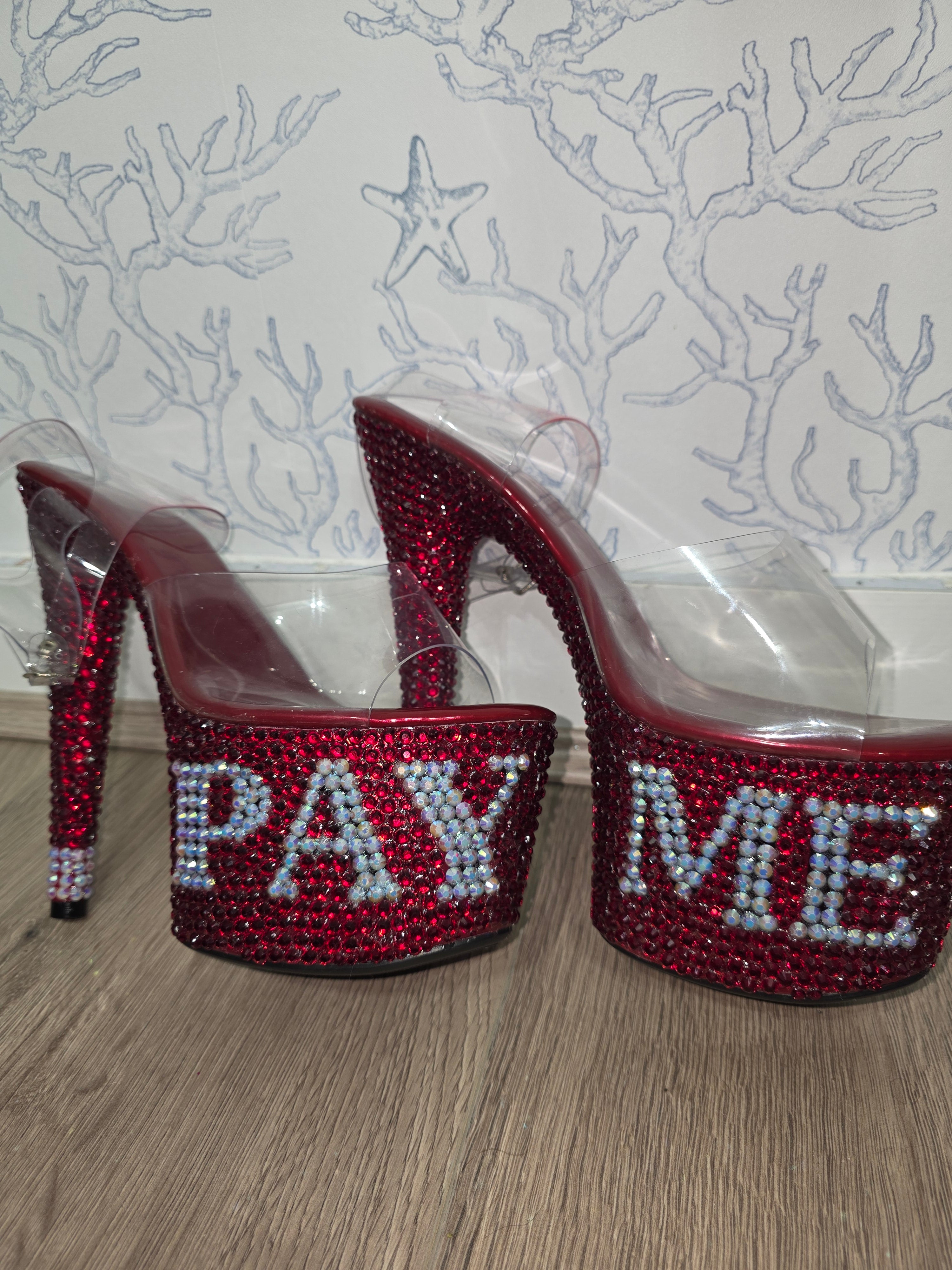 Custom Rhinestone Pleaser Heels