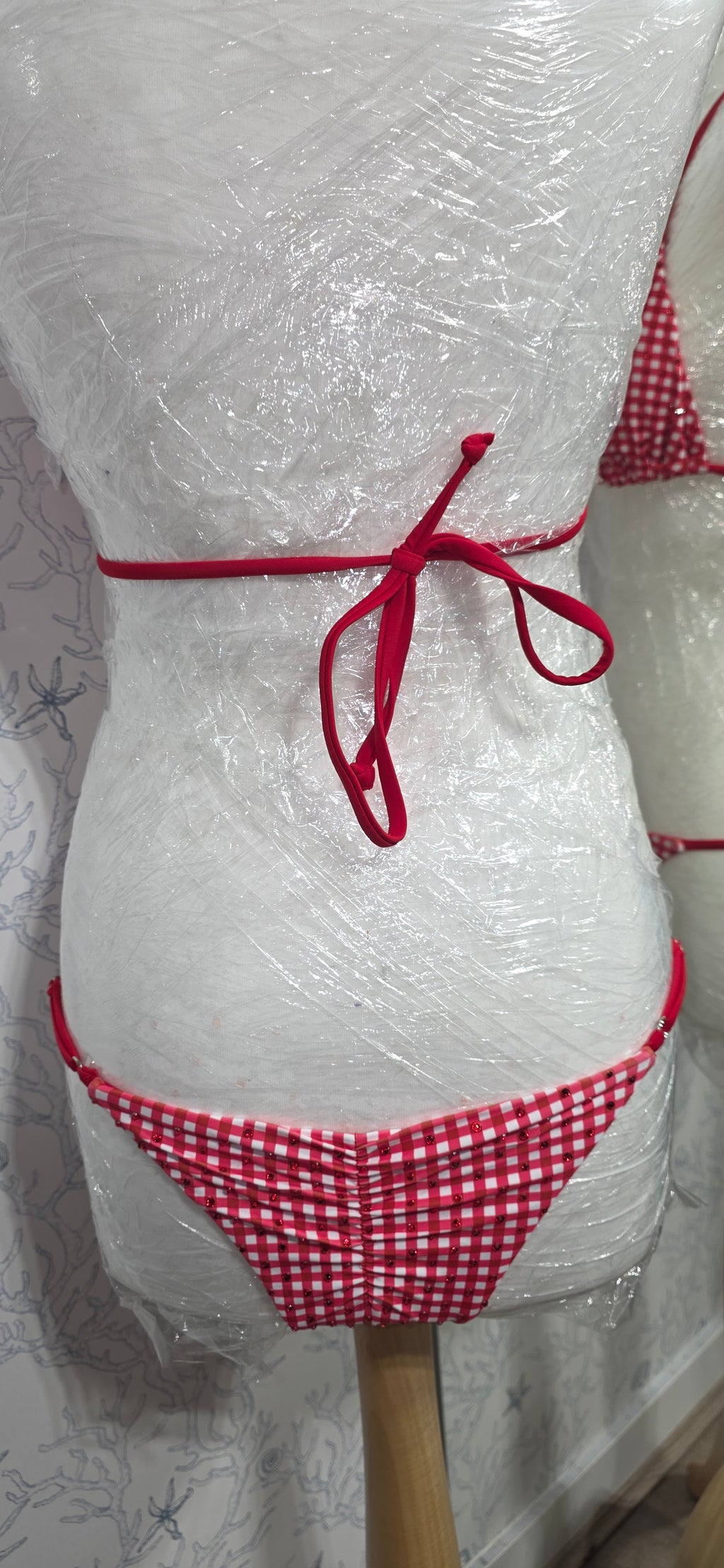 Gingham bikini 10-12