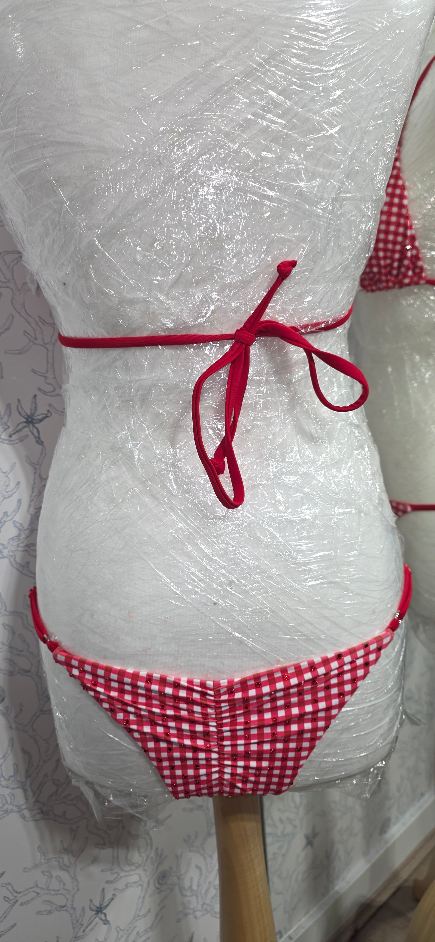 Gingham bikini 10-12