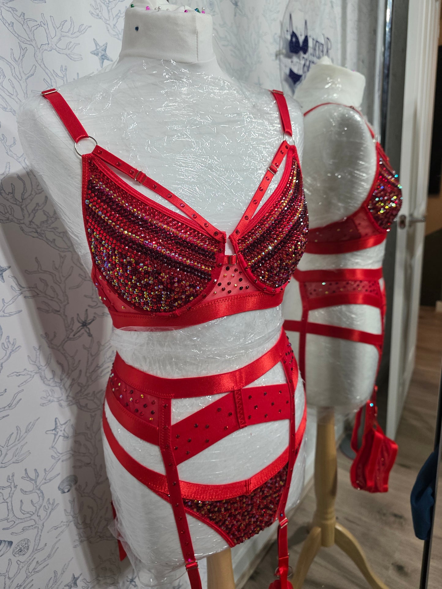 Custom Three Piece Lingerie set
