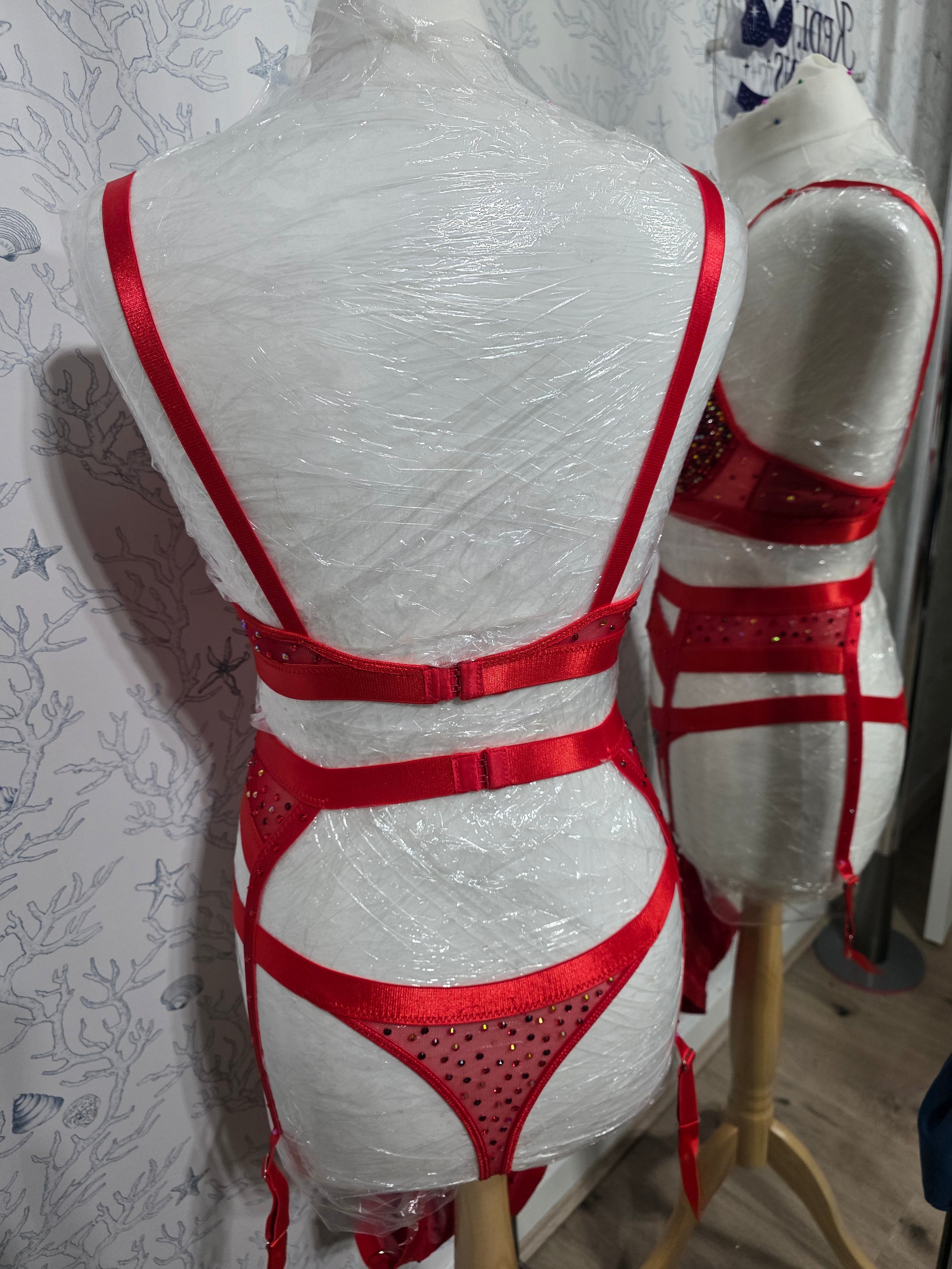 Custom Three Piece Lingerie set
