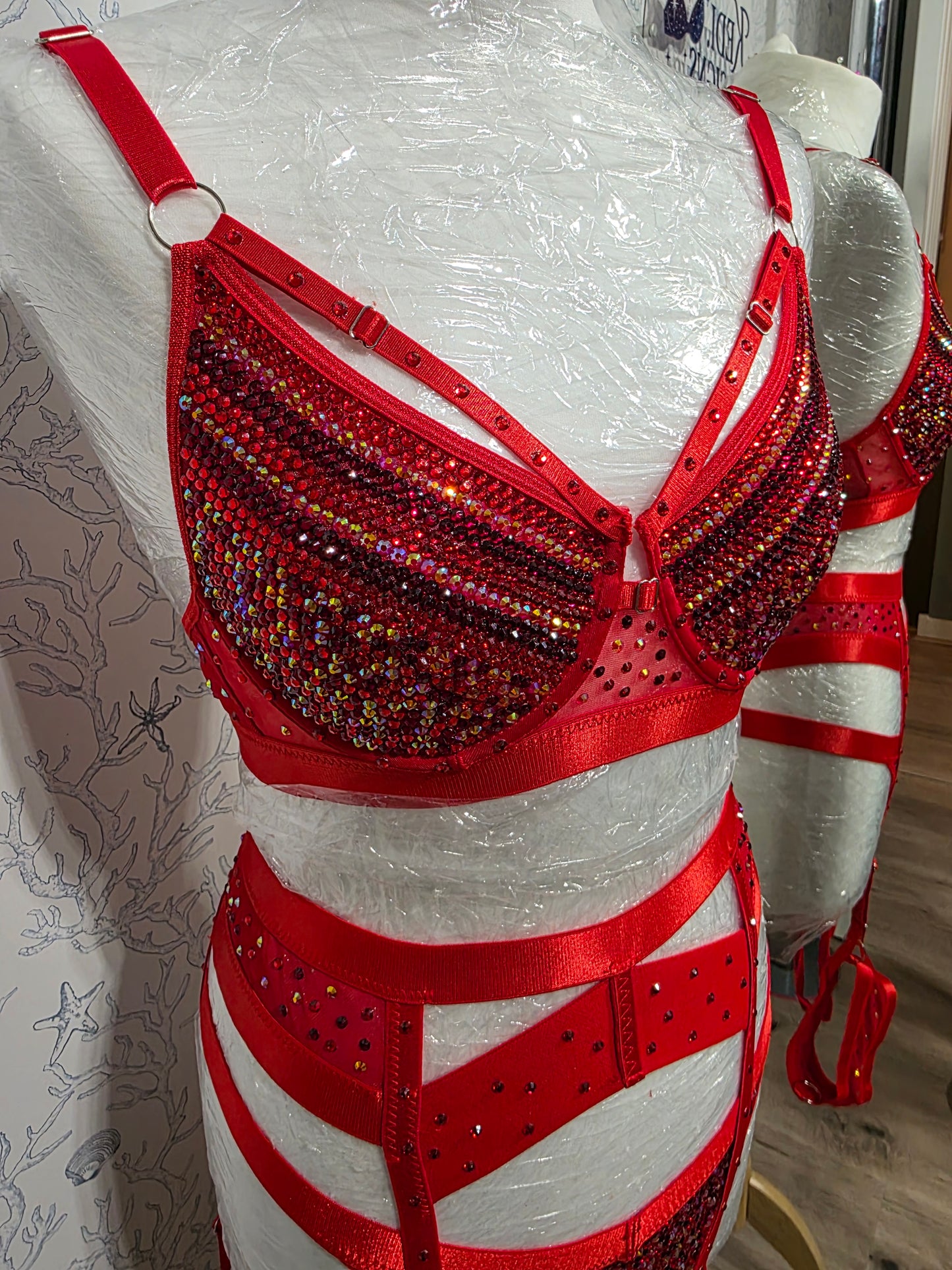 Custom Three Piece Lingerie set