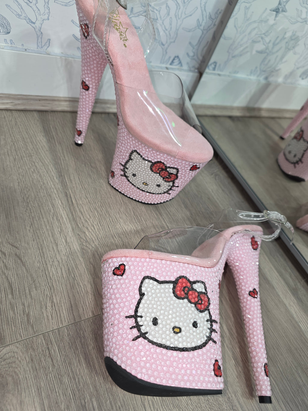 Hello kitty Rhinestone Heels