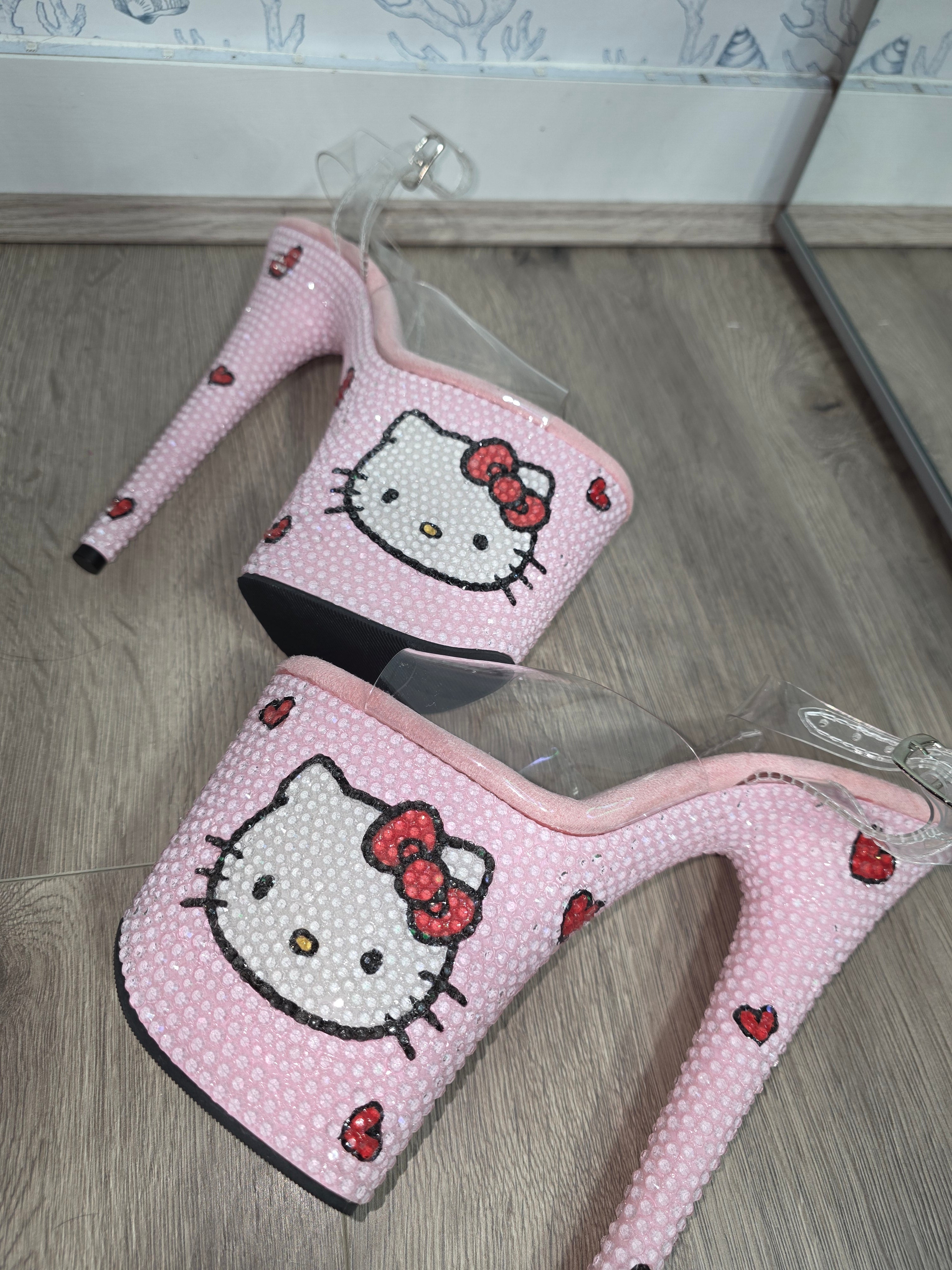 Hello kitty Rhinestone Heels
