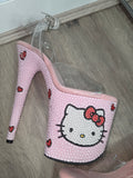 Hello kitty Rhinestone Heels