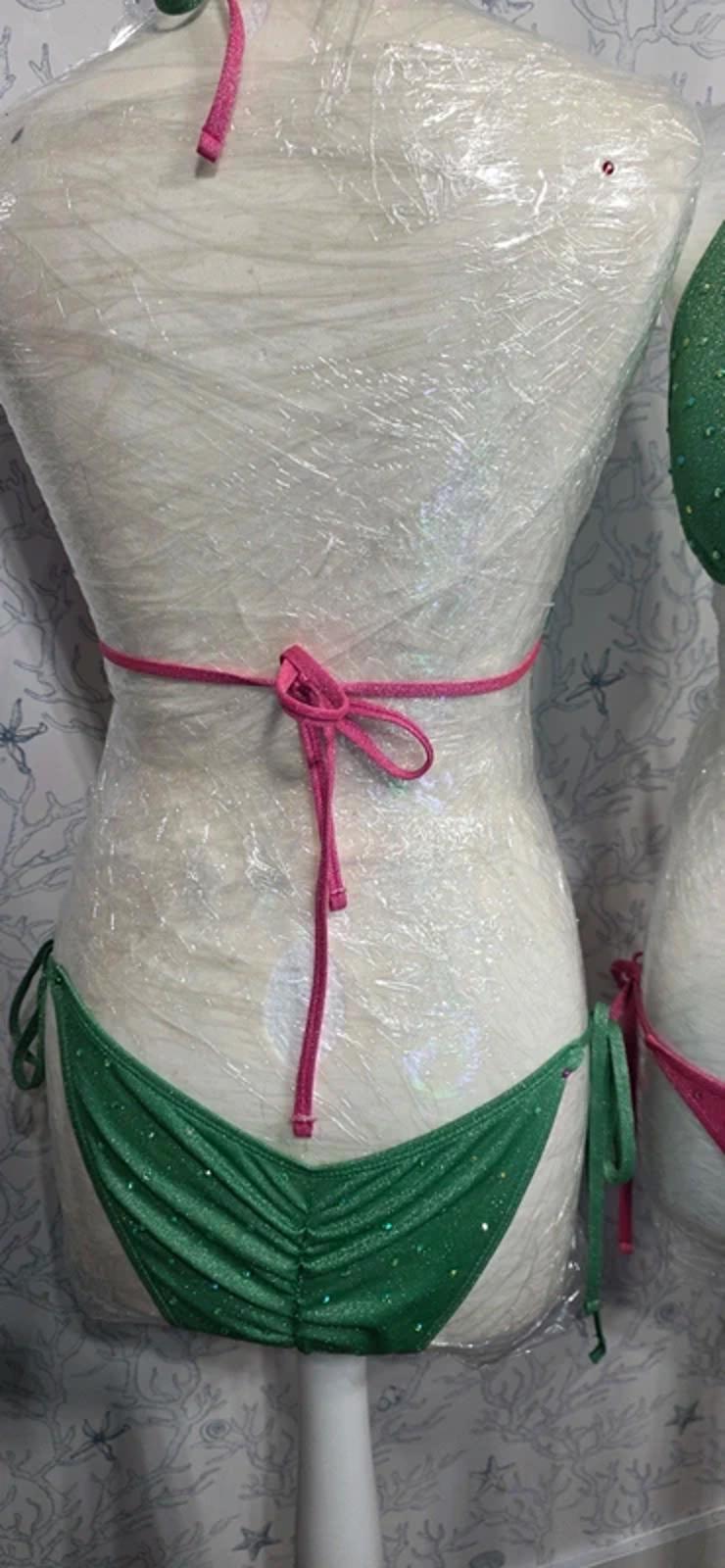 Matching Wicked Bikinis rhinestoned 12-14