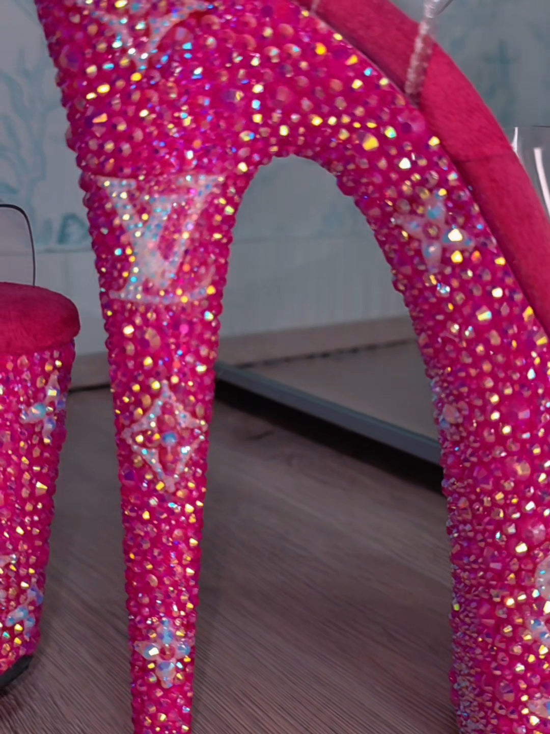 Custom Rhinestone Pleaser Heels