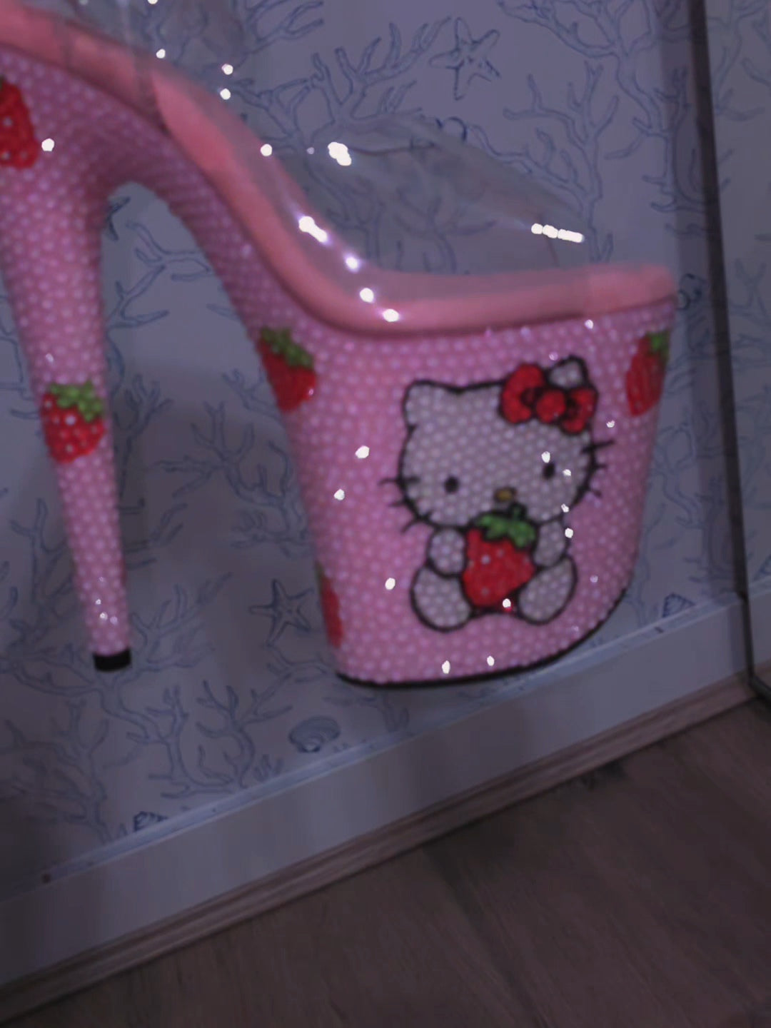 Custom Rhinestone Pleaser Heels