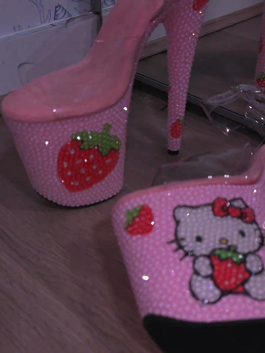 Strawberry Hello Kitty Heels