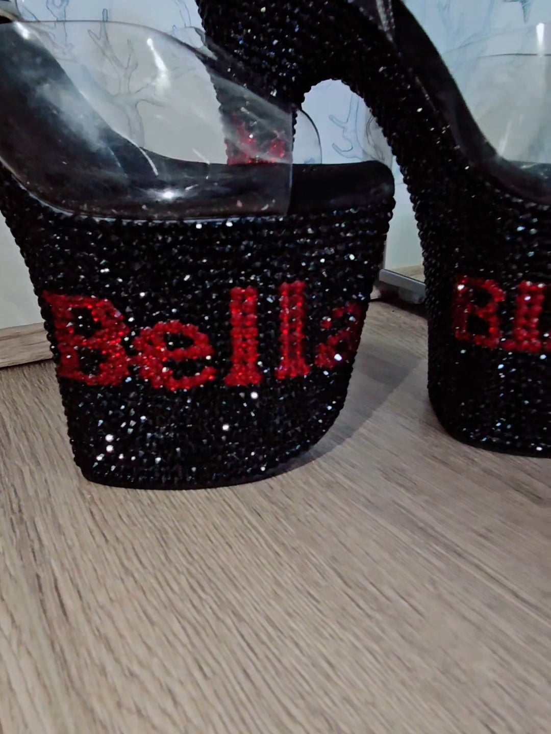 Custom Rhinestone Pleaser Heels
