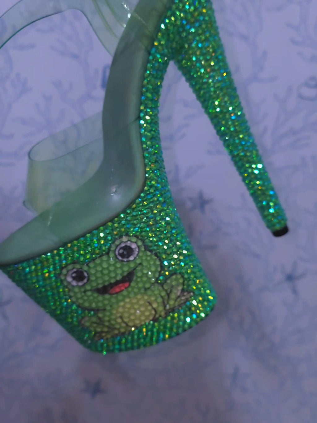 Custom Rhinestone Pleaser Heels