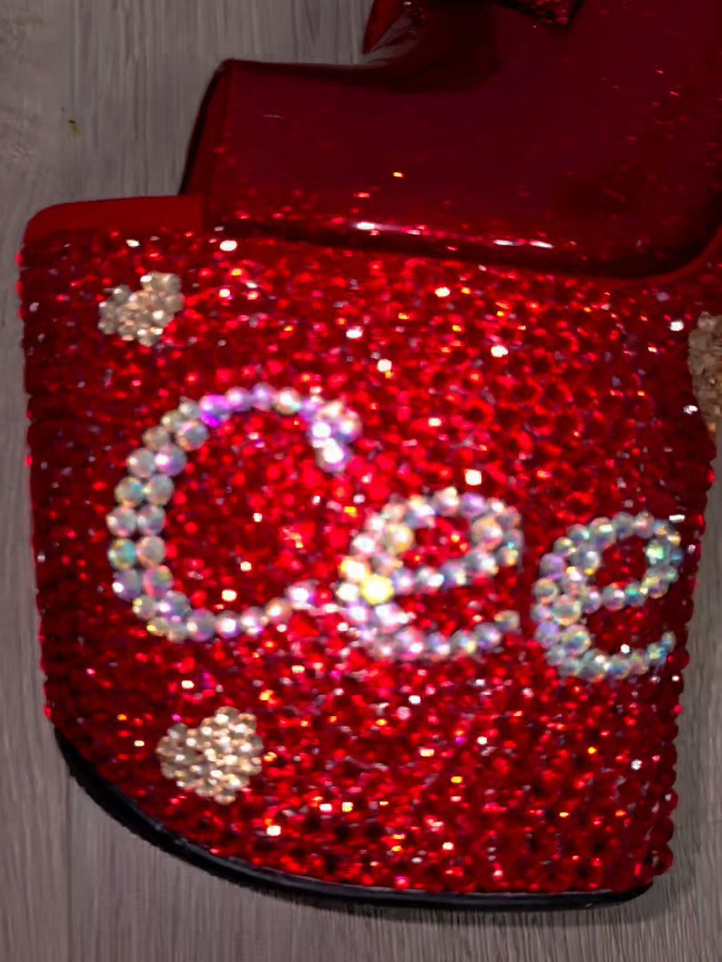 Custom Rhinestone Pleaser Heels