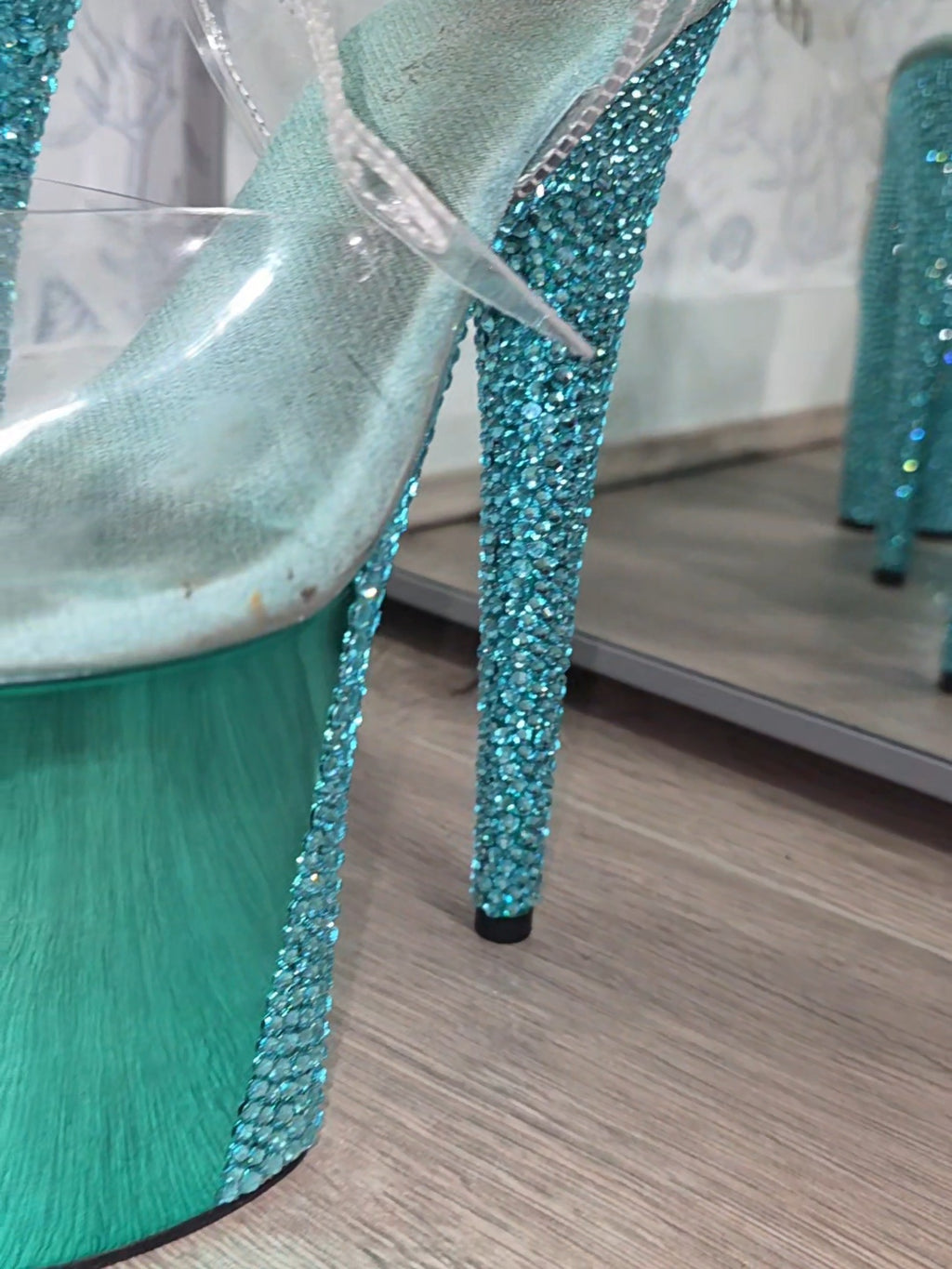 Heel/Arch Rhinestone Custom Shoes