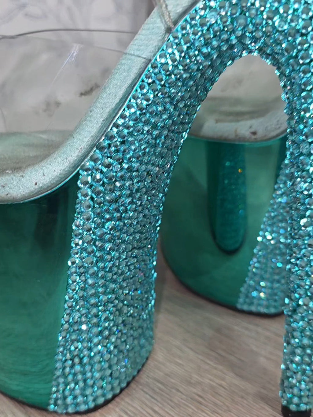 Heel/Arch Rhinestone Custom Shoes