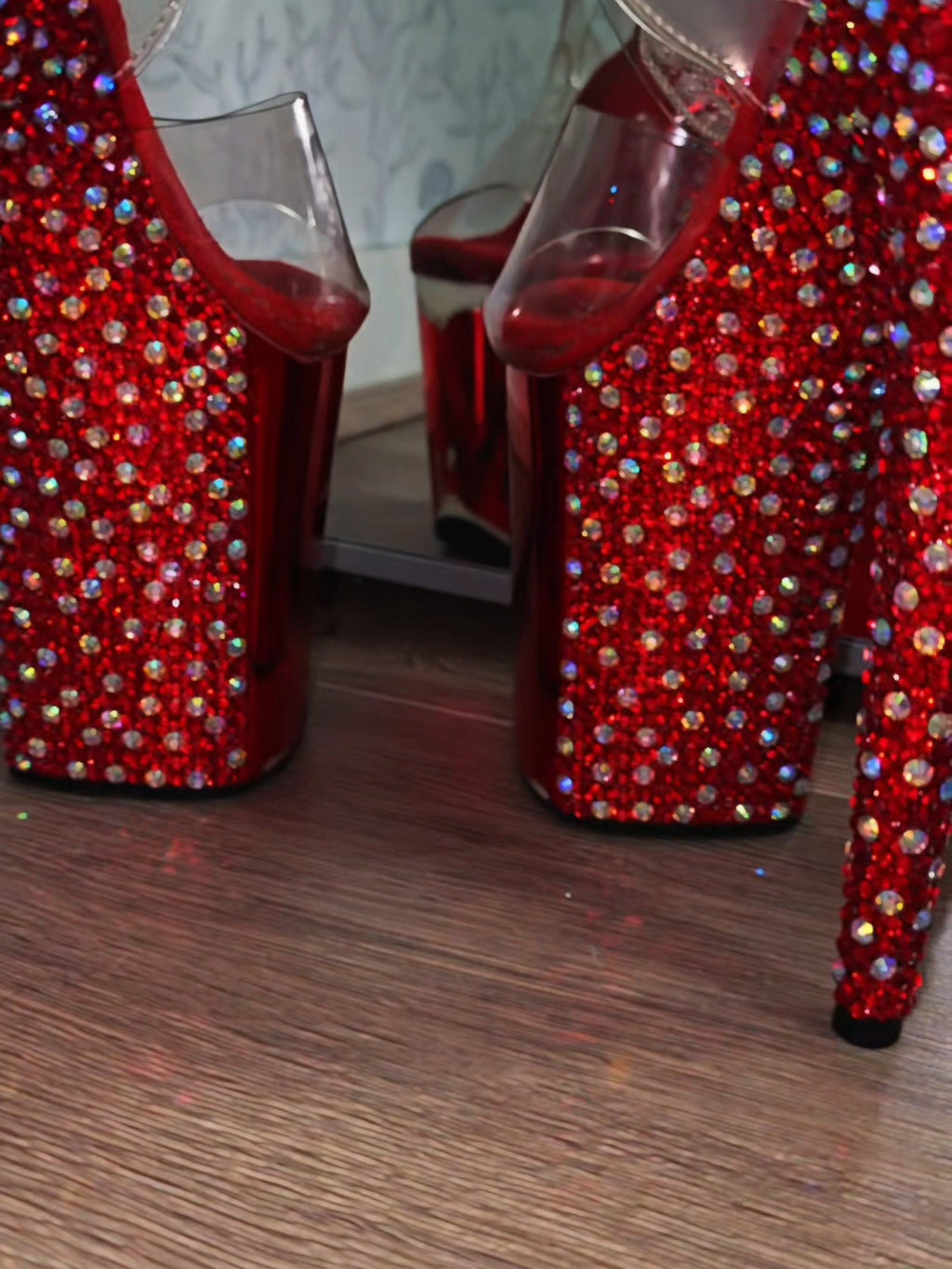 Heel/Arch Rhinestone Custom Shoes