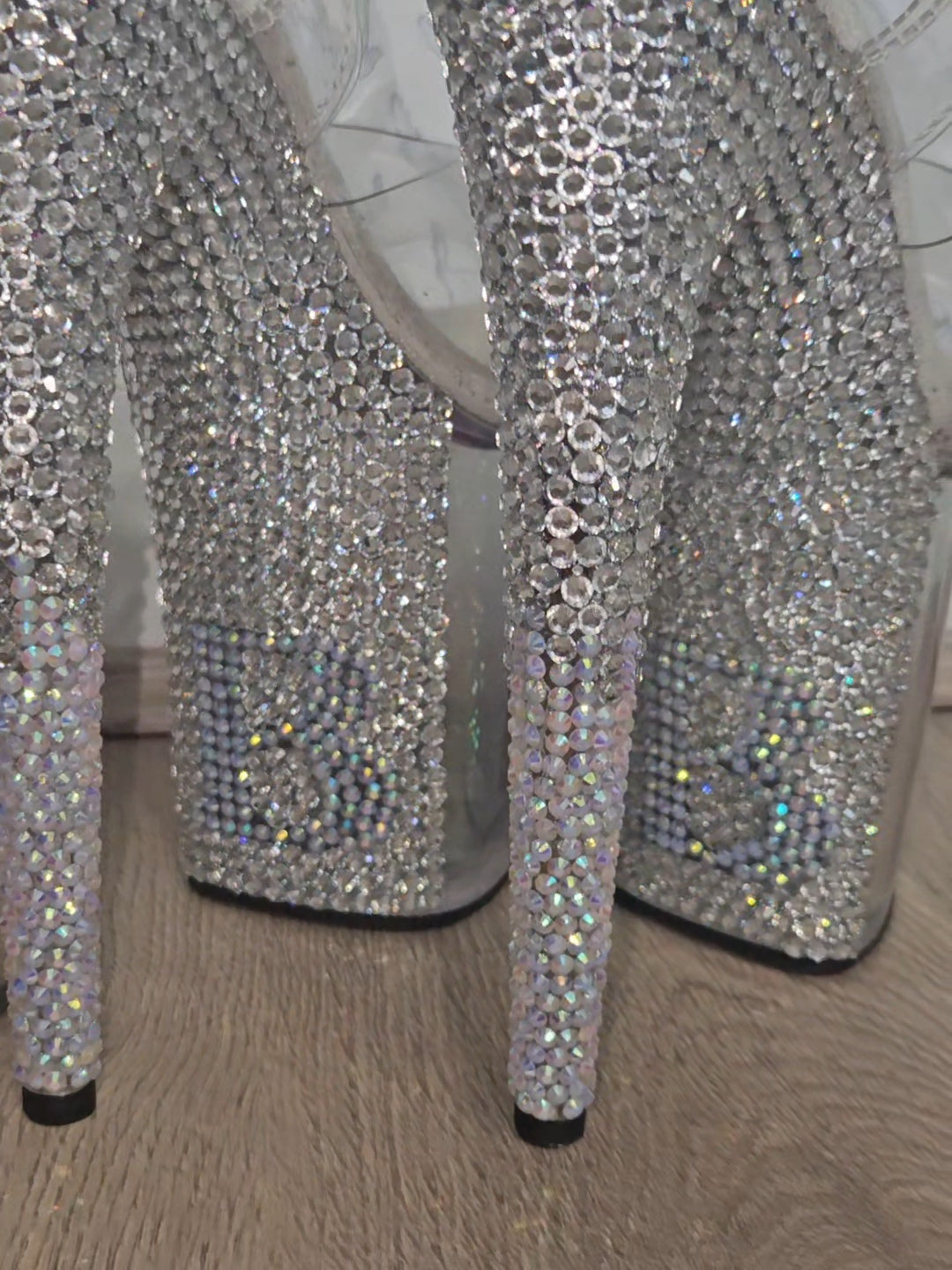 Heel/Arch Rhinestone Custom Shoes