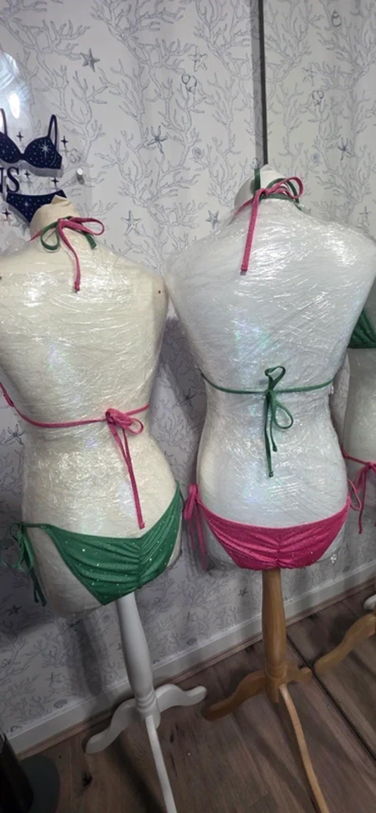 Matching Wicked Bikinis rhinestoned 12-14
