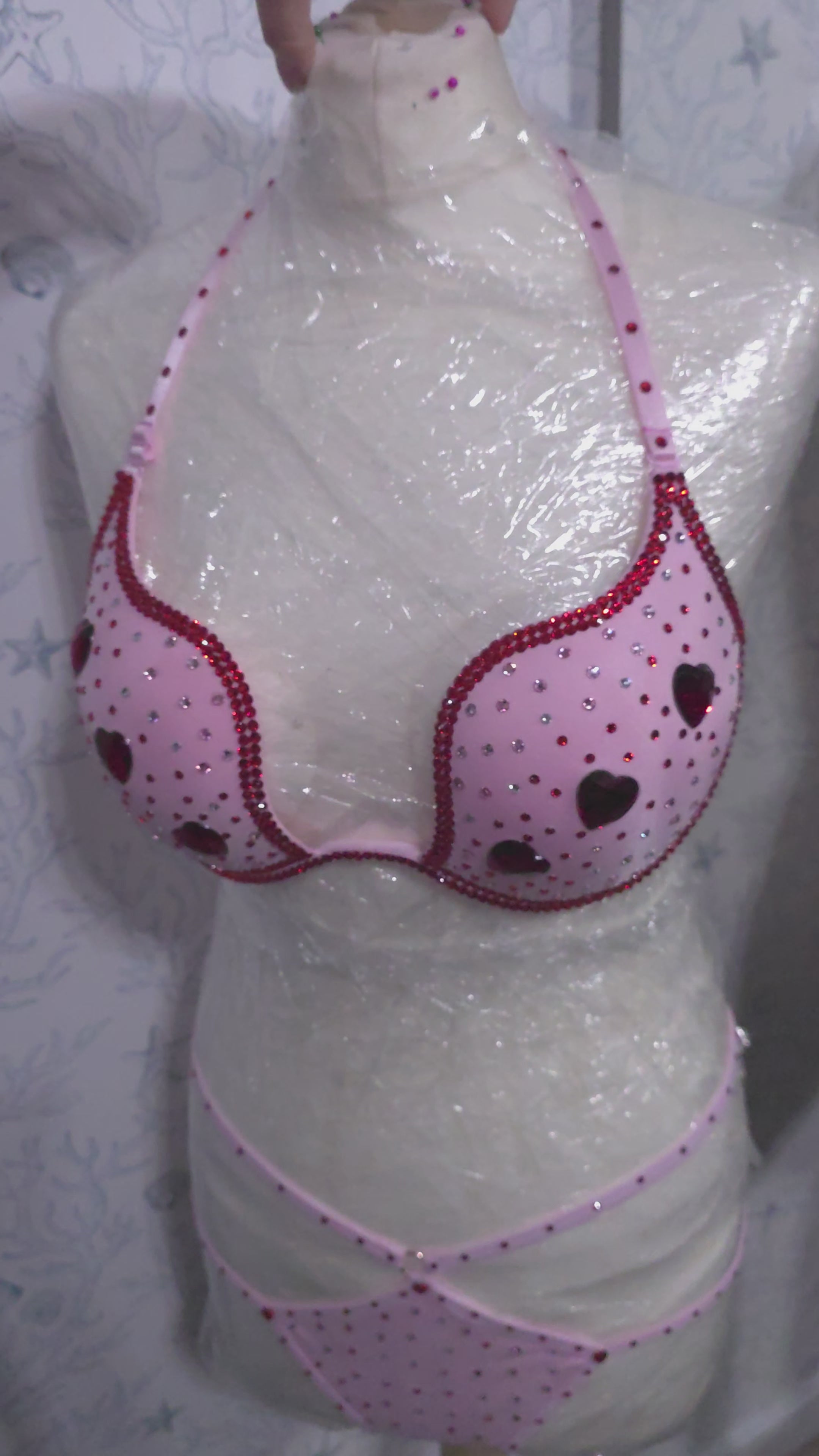 Custom U shape lingerie set