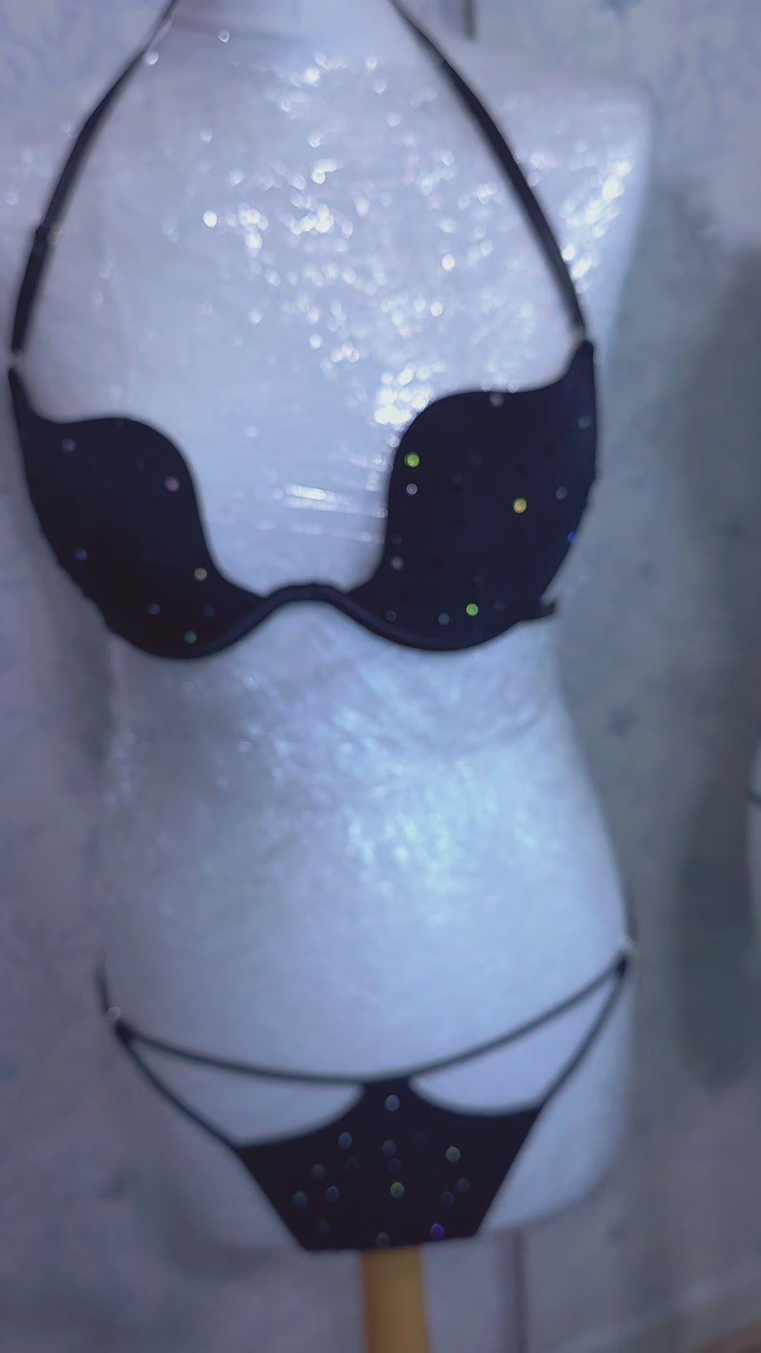 Custom U shape lingerie set