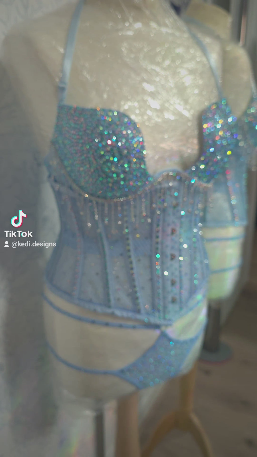 Custom U shape set and Corset