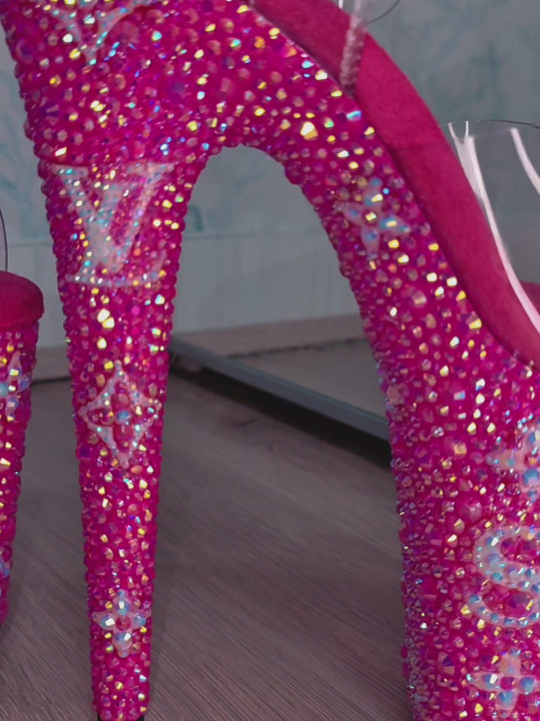 Custom Rhinestone Pleaser Heels