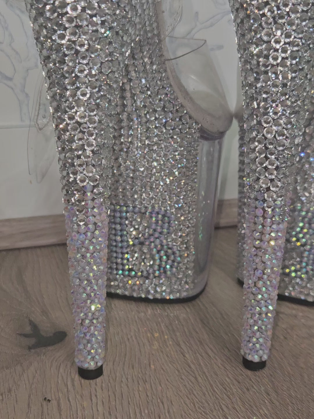 Heel/Arch Rhinestone Custom Shoes