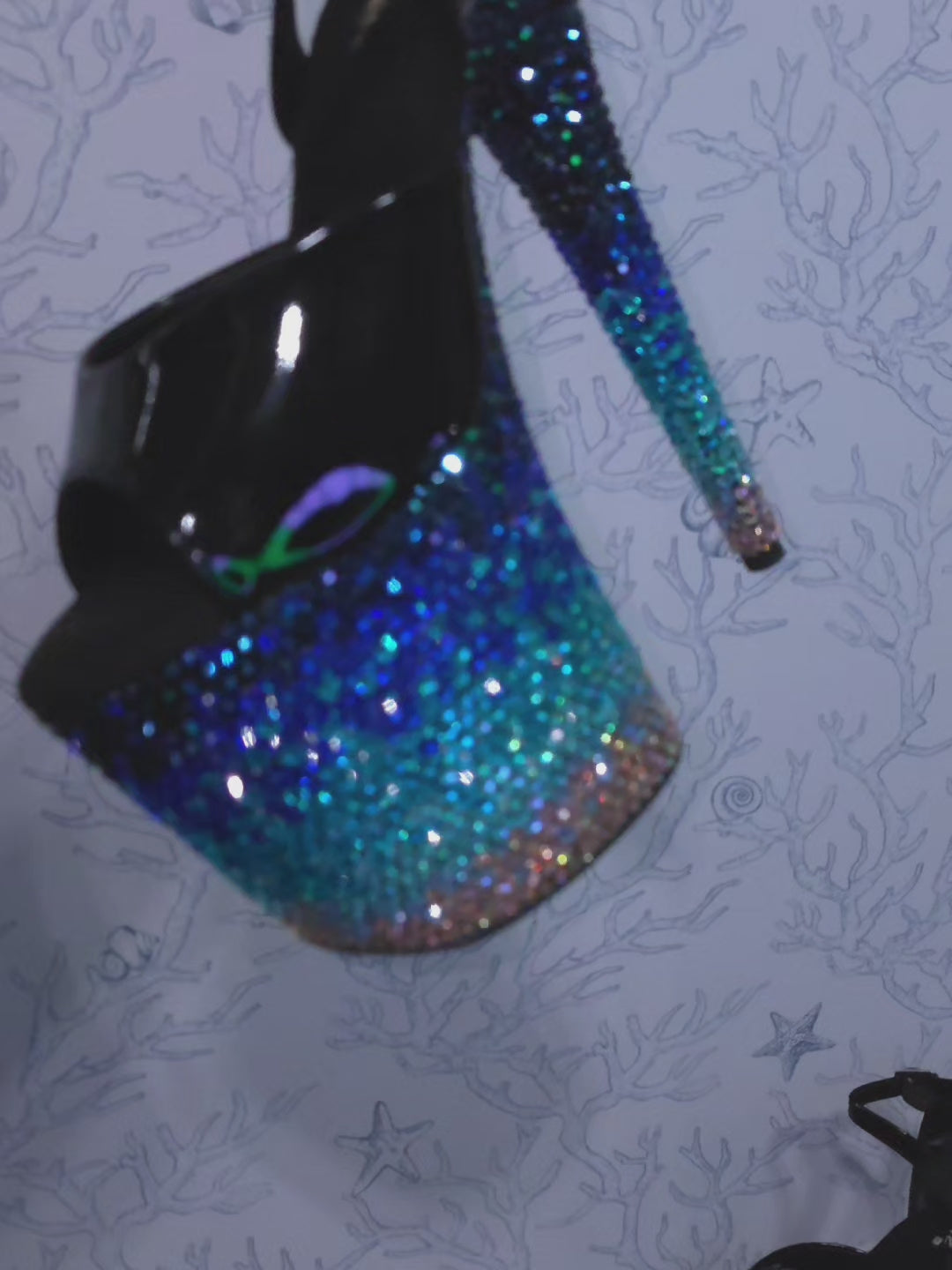 Custom Rhinestone Pleaser Heels
