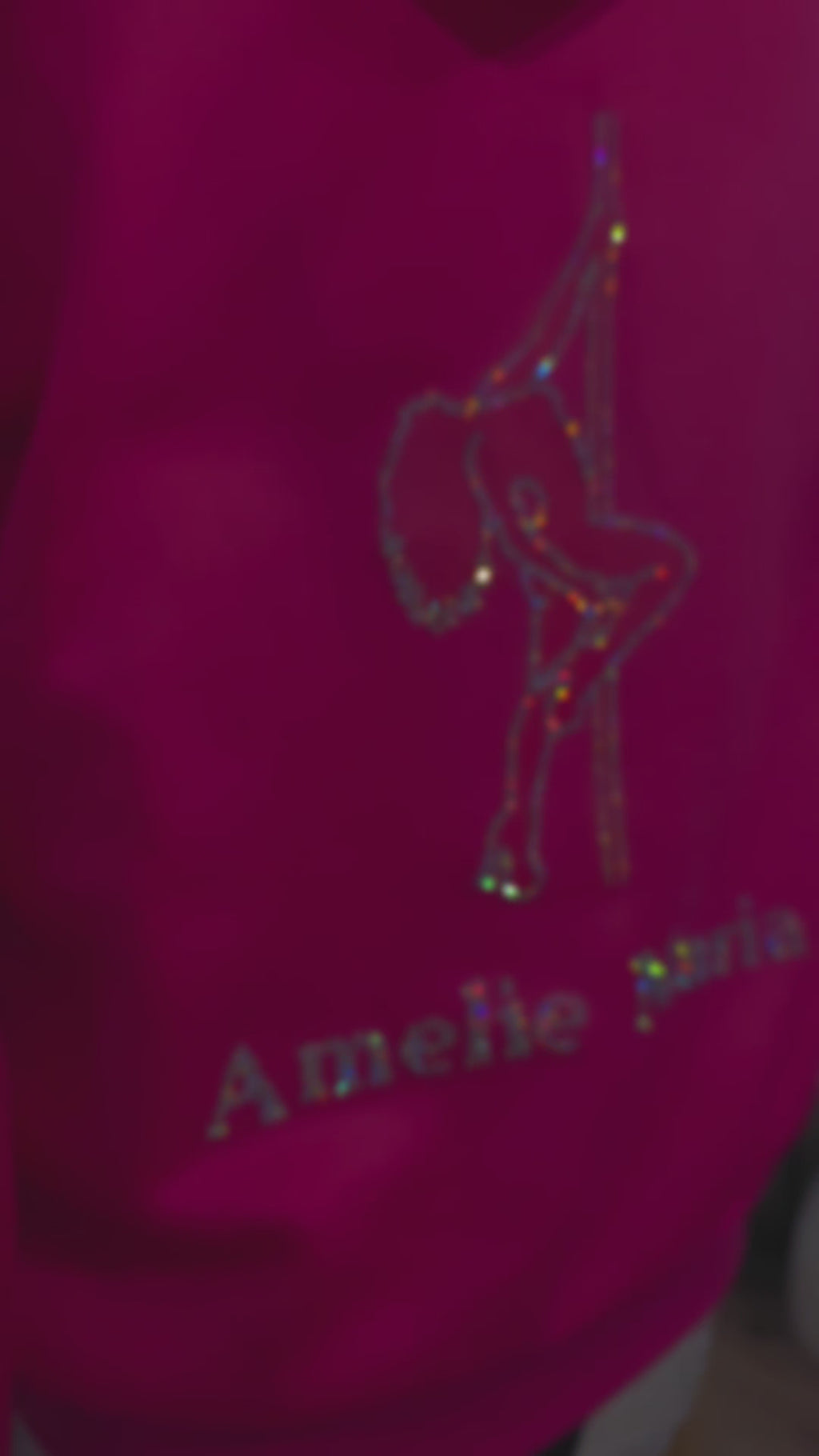 Custom Rhinestone Hoodie