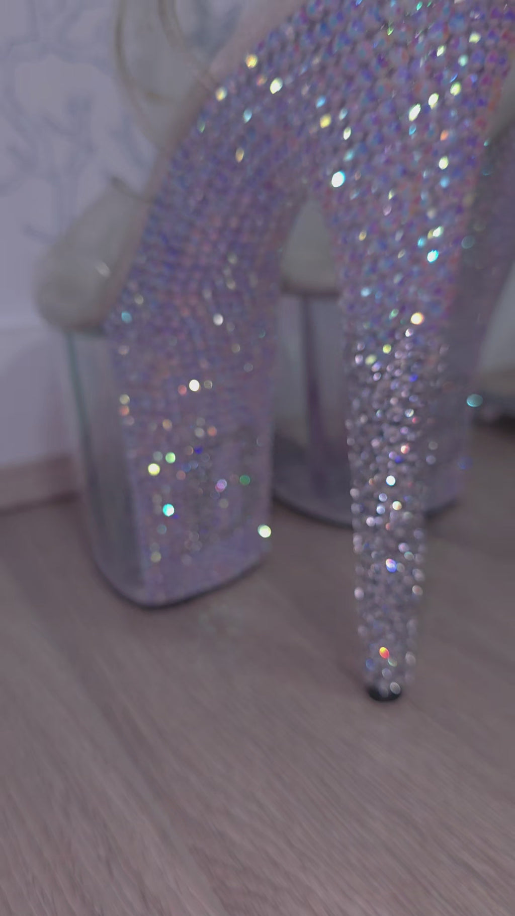 Heel/Arch Rhinestone Custom Shoes