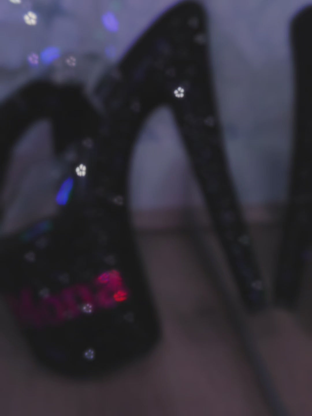 Custom Rhinestone Pleaser Heels