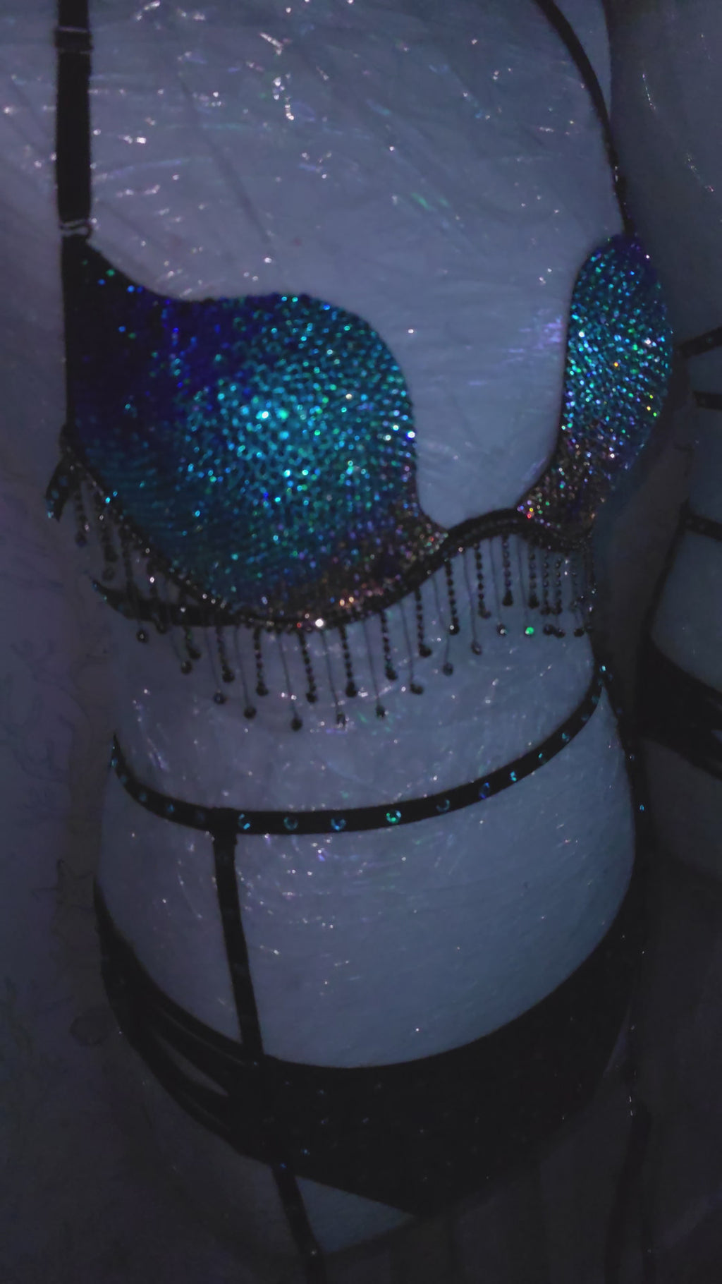 Custom U shape lingerie set