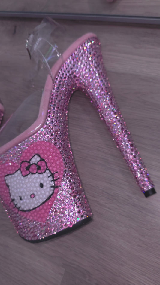 Hello Kitty Heart AB crystal design
