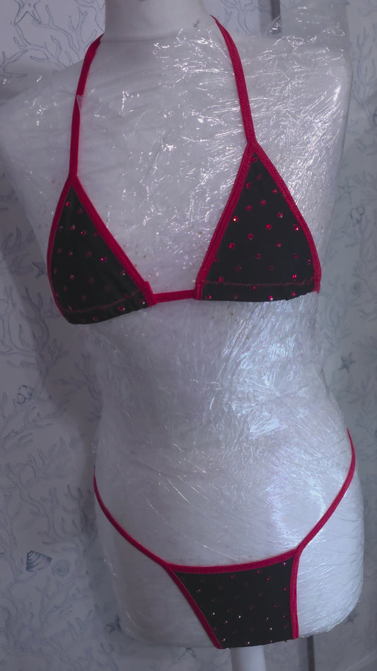 Black and Red 4 inch micro 6-12