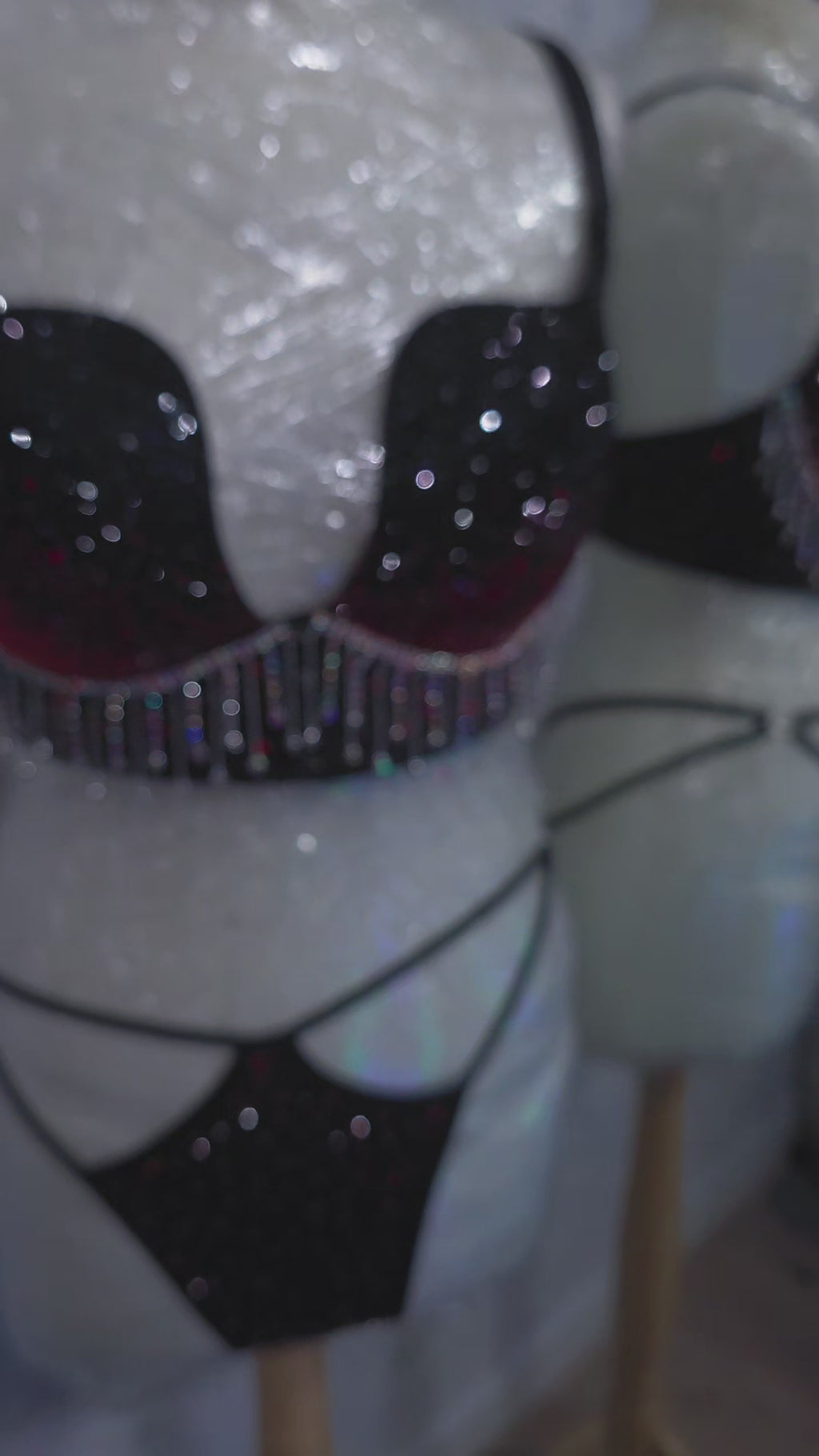 Custom U shape lingerie set