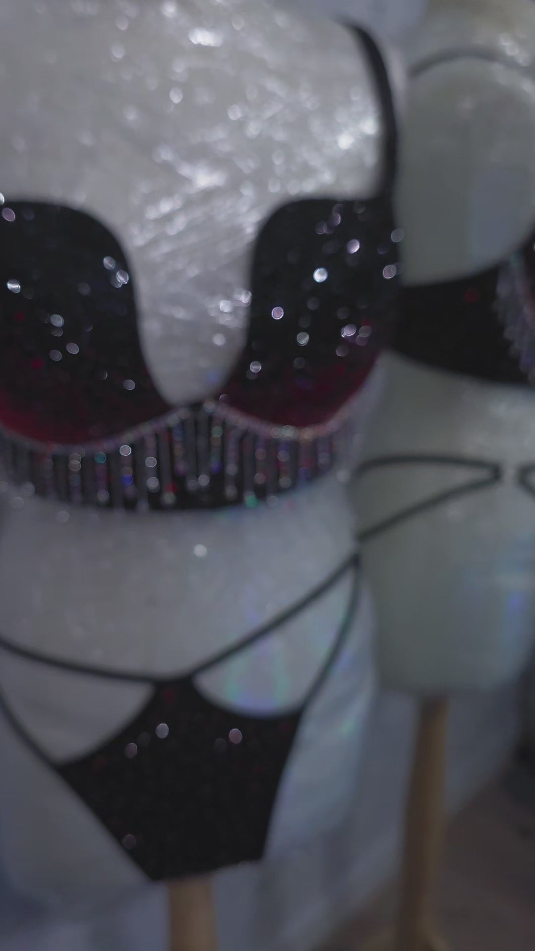 Custom U shape lingerie set