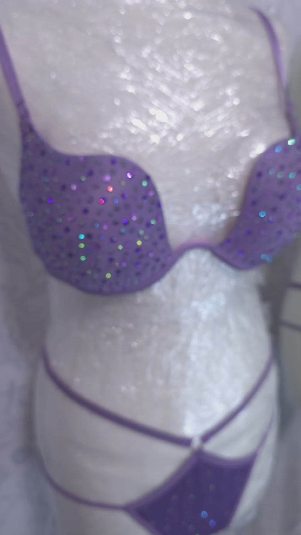 Custom U shape lingerie set