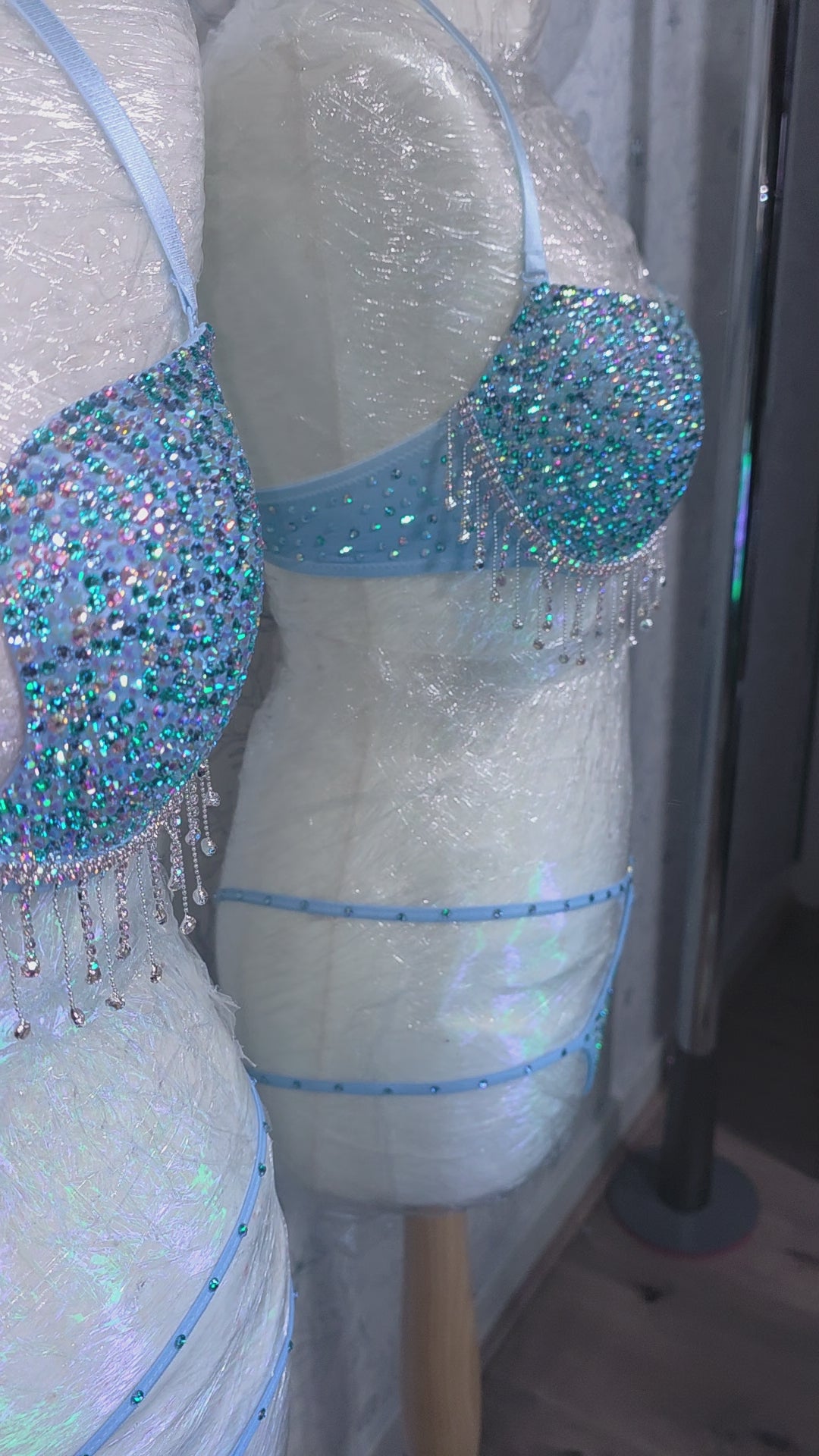 Custom U shape lingerie set