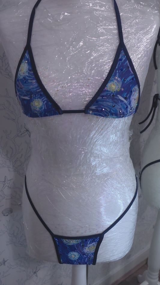 Starry Night Navy 4 inch 10-14