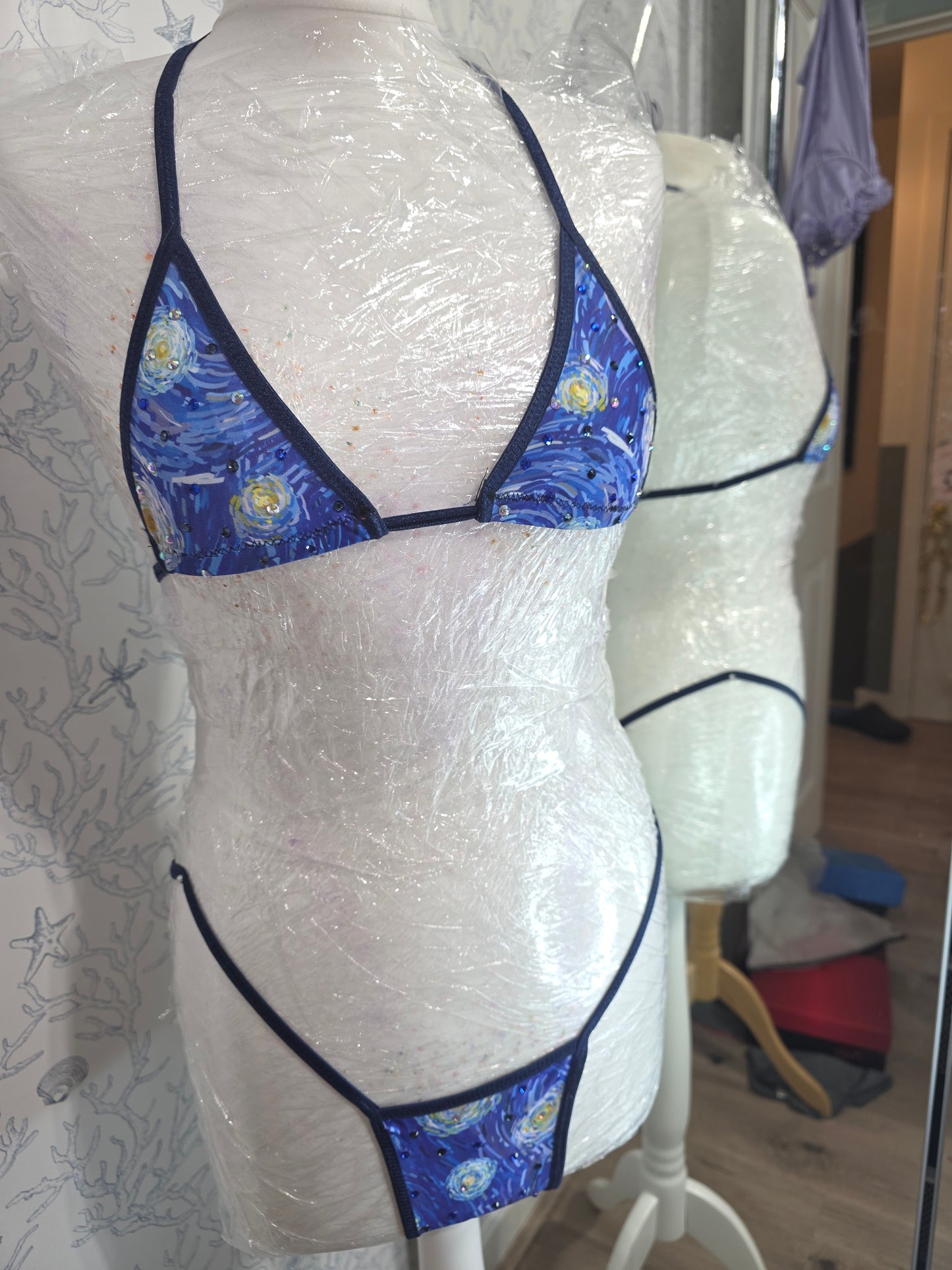 Starry Night Navy 4 inch 10-14