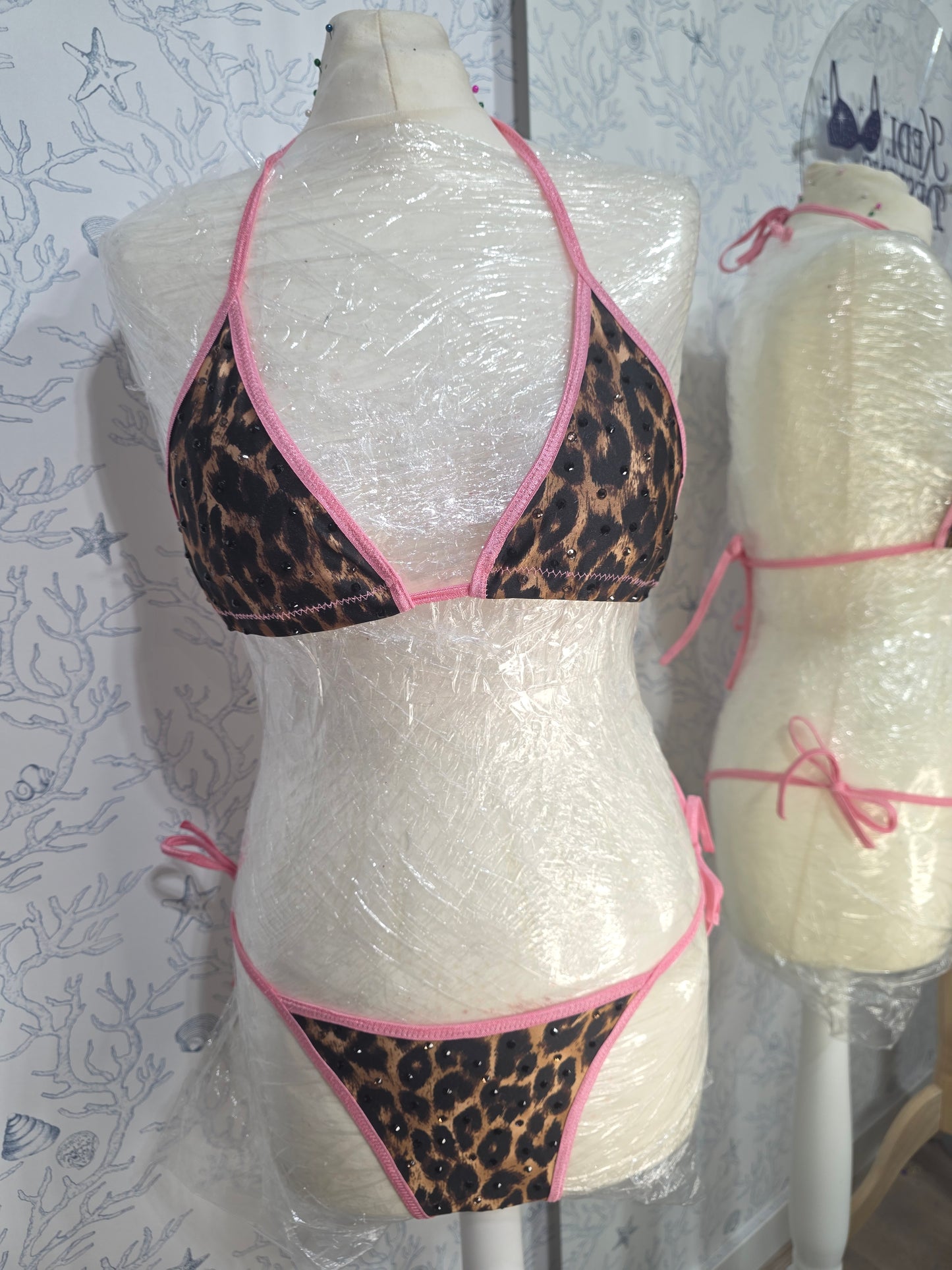 Leopard and Pink 6 inch 6-12