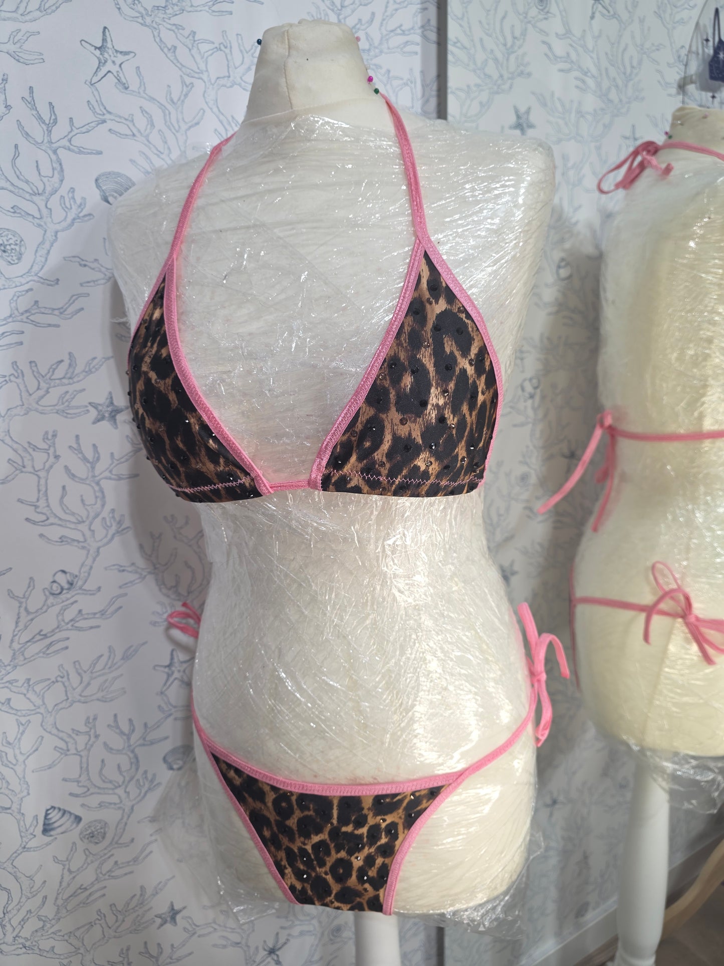 Leopard and Pink 6 inch 6-12