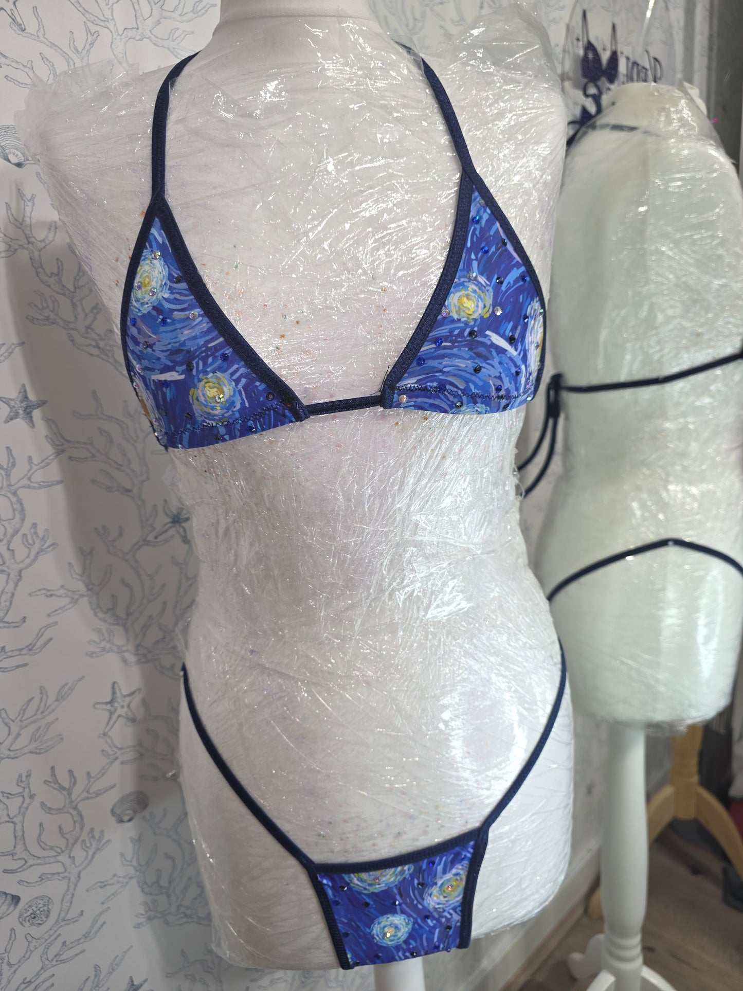 Starry Night Navy 4 inch 10-14