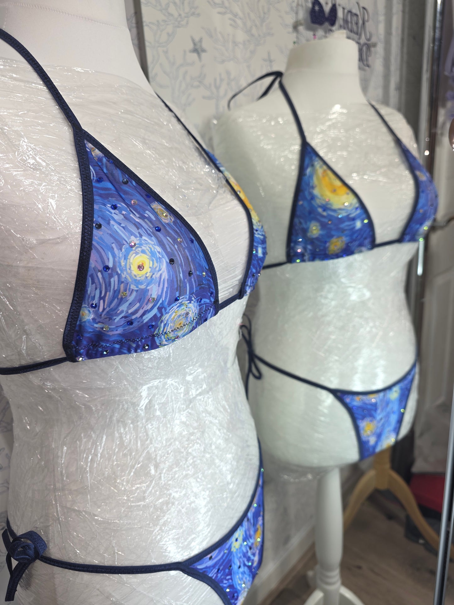 Starry Night Navy 6 inch 10 -16