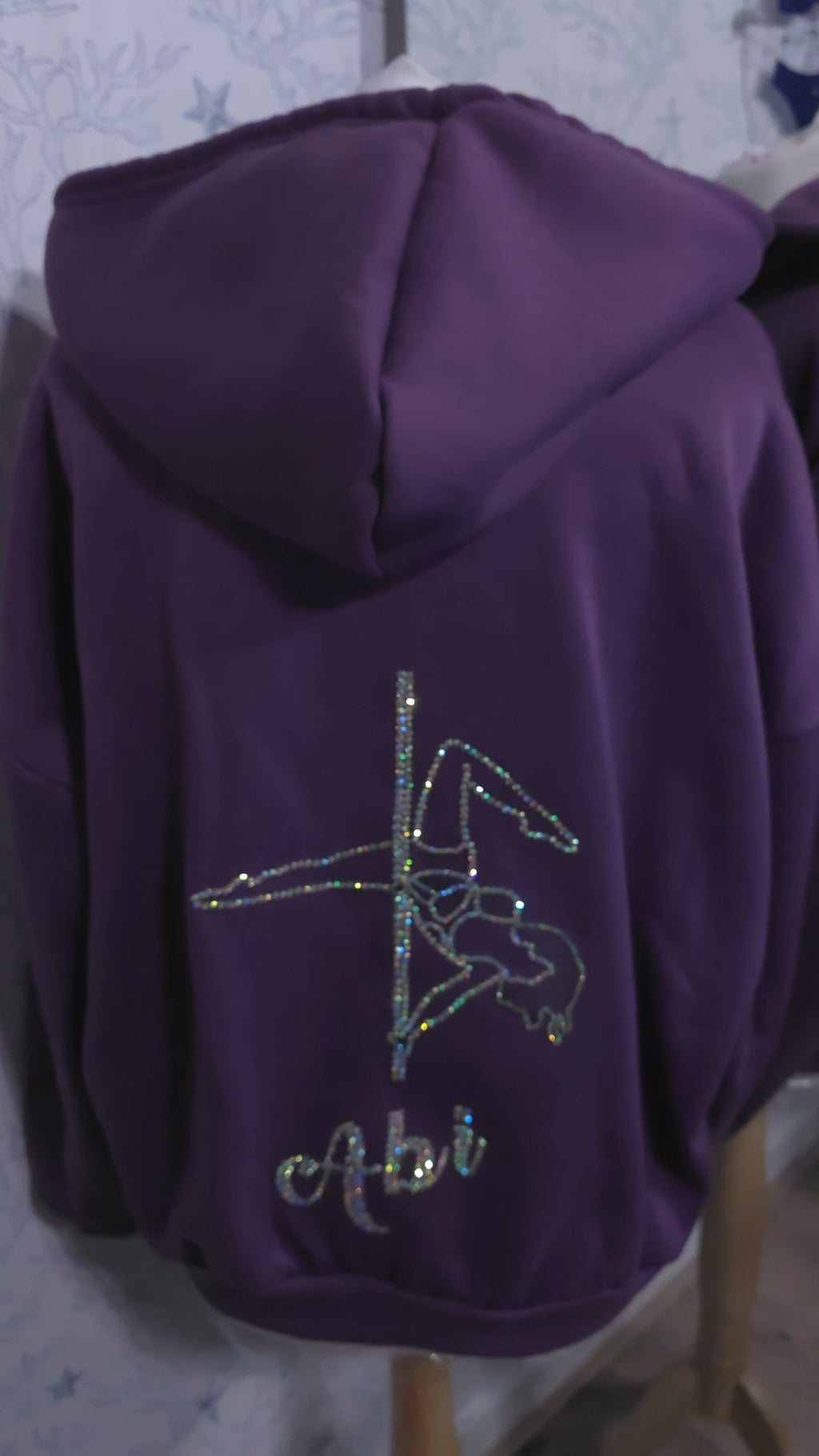 Custom Rhinestone Hoodie